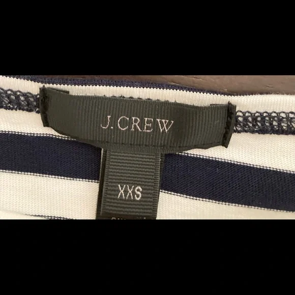 NWT J.Crew short sleeve striped cotton dress - Picture 6 of 8
